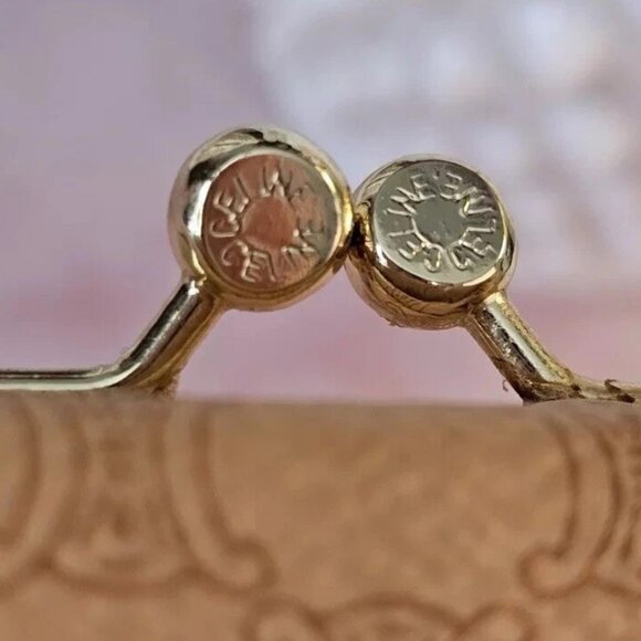 Celine Macadam Logo NeutralVintage Trifold Wallet - Picture 5 of 10